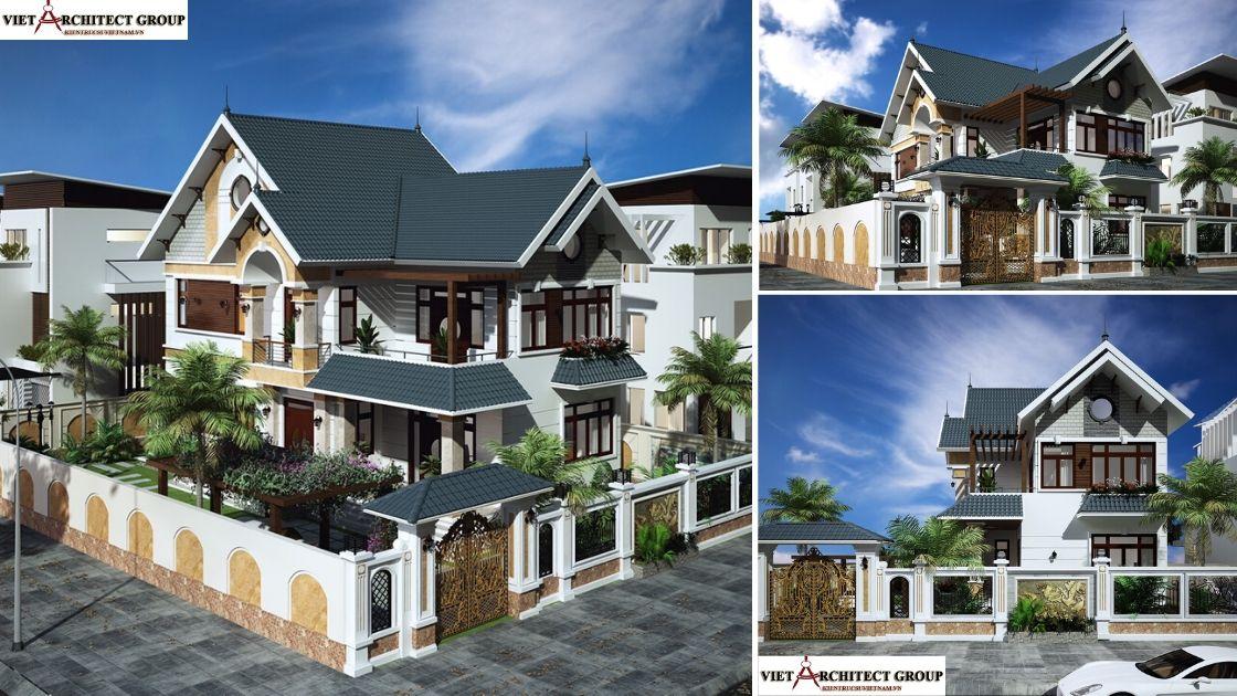 Công trình thiết kế biệt thự mái Thái cực đẹp của Việt Architect Group